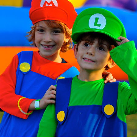 Disfraz de Mario Bros y Luigi Bros Don Disfraz