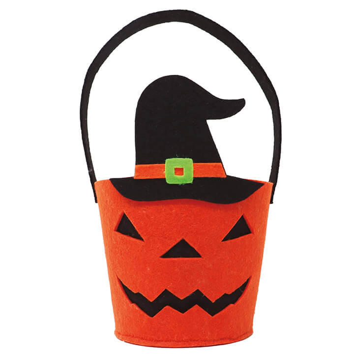 Cubo Calabaza Fieltro