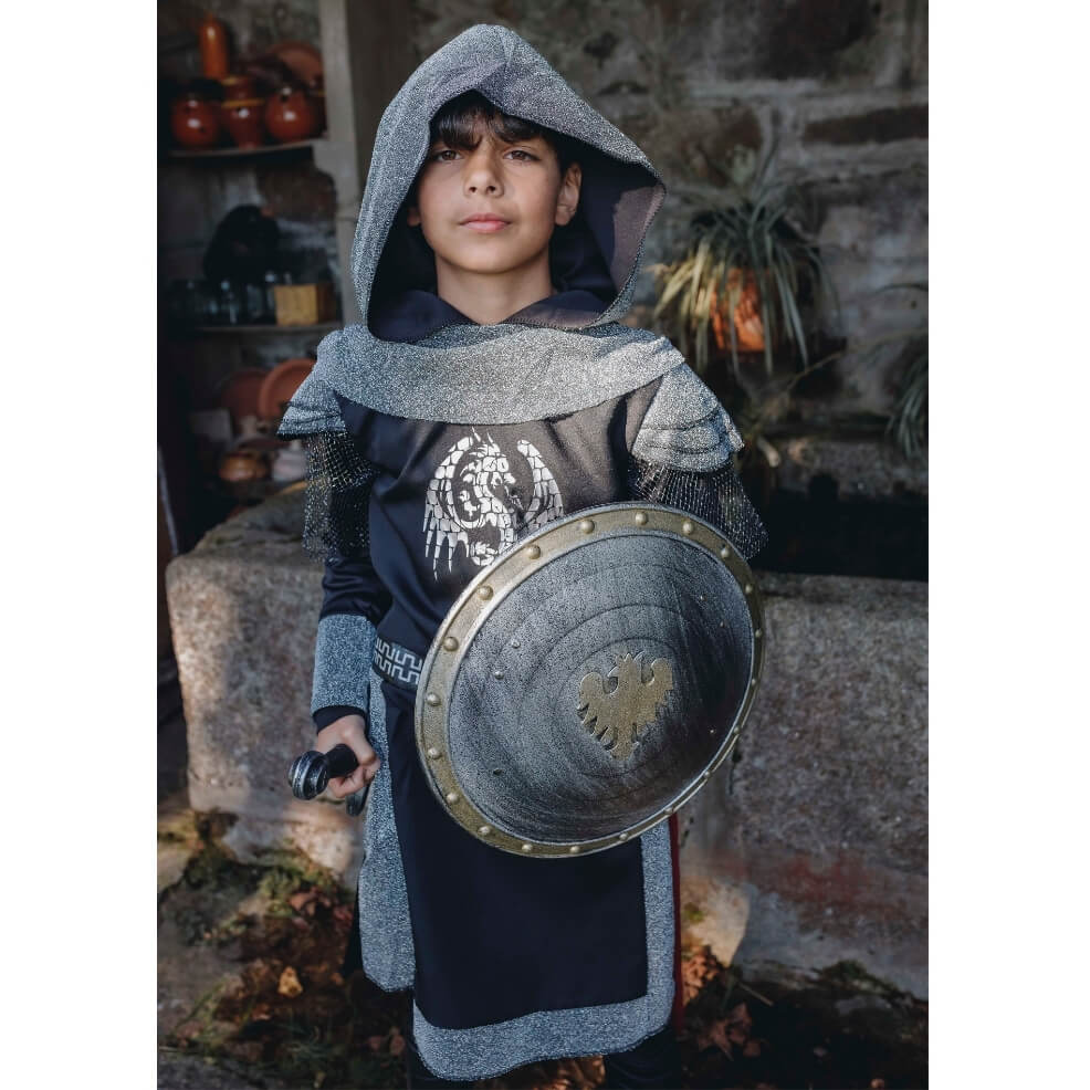 Disfraz de Caballero Medieval Oscuro infantil