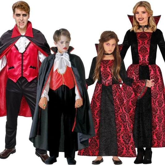 Disfraces en grupo de Vampiros Royal