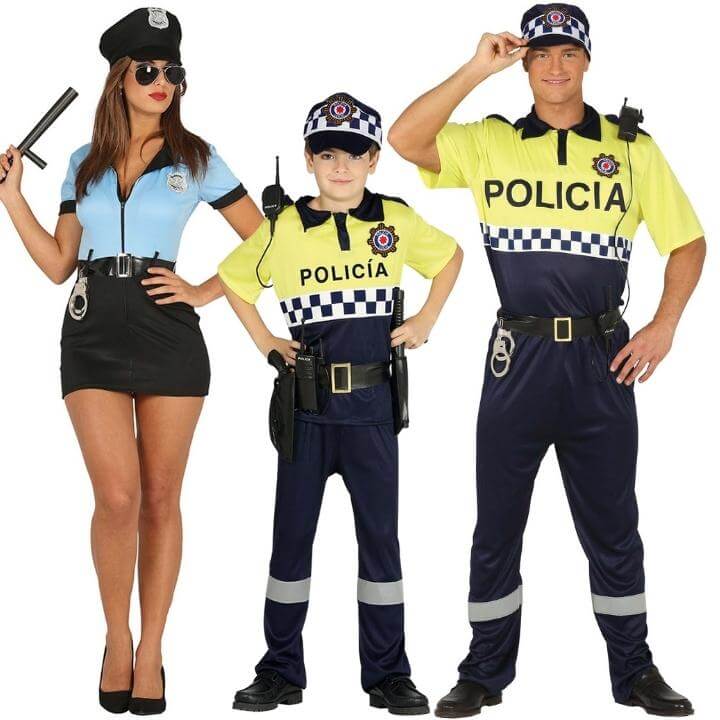 Disfraz de policía local para mujer online