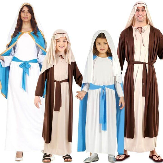 Disfraces en Grupo de Virgen y San José