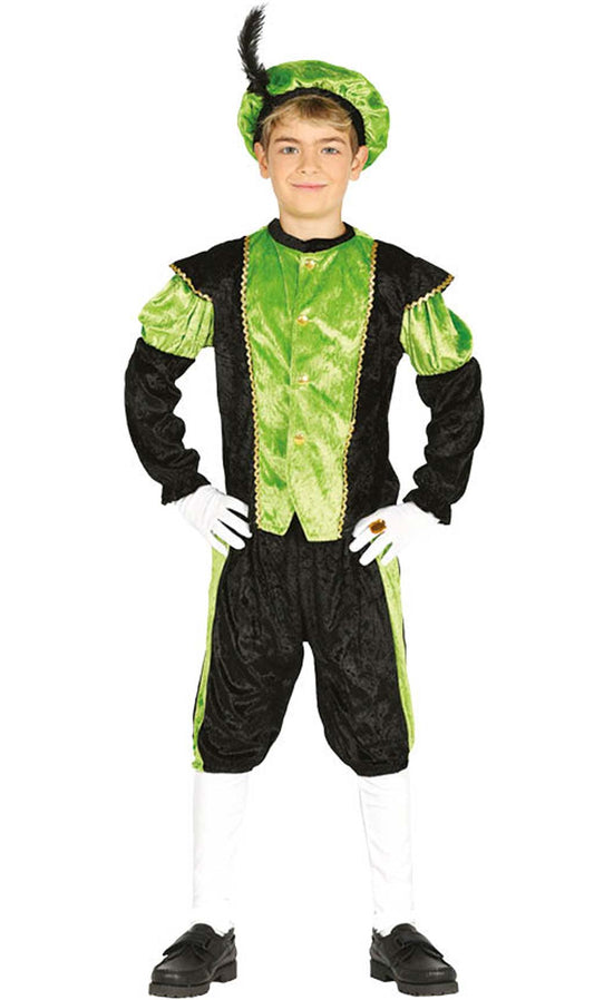 Disfraces en Grupo de Pajes Verdes