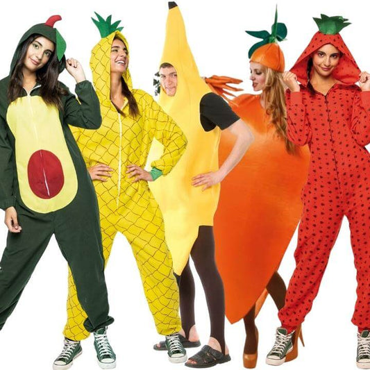 Disfraces en Grupo de Frutas