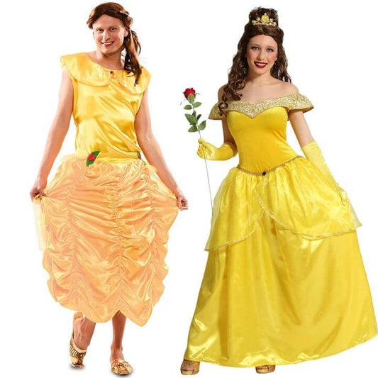 Disfraces en pareja de Bella y Bestia Cuento