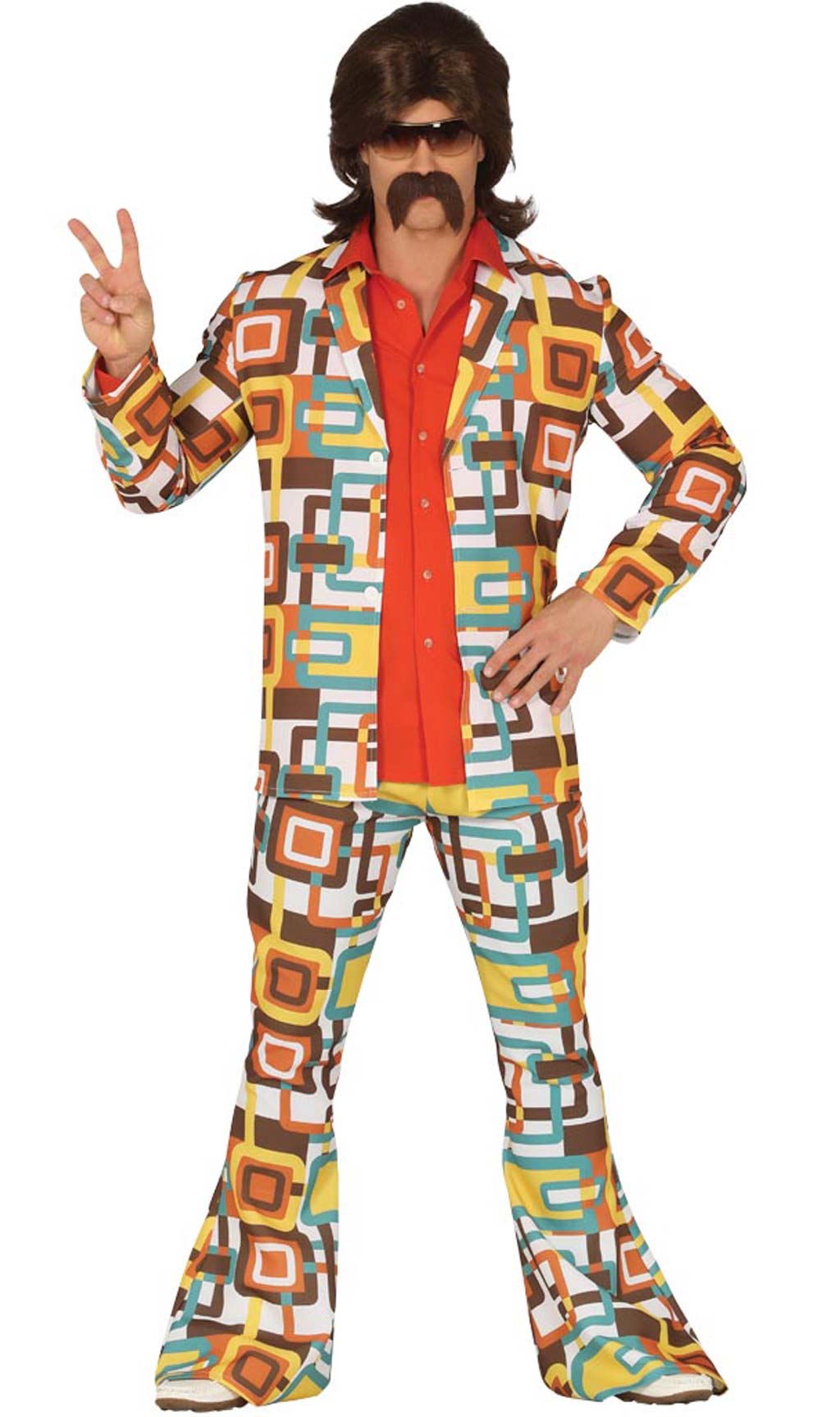 Disfraces en pareja de Años 70 Retro