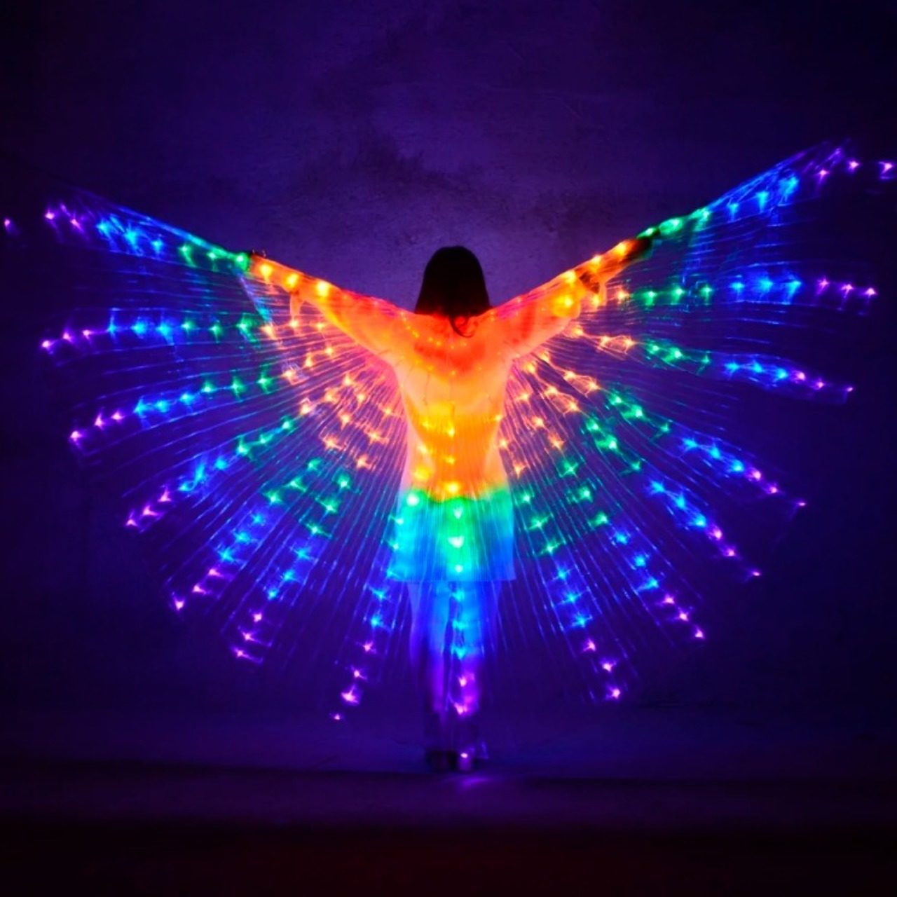 Alas de Isis Gigantes Luces para novias y bodas