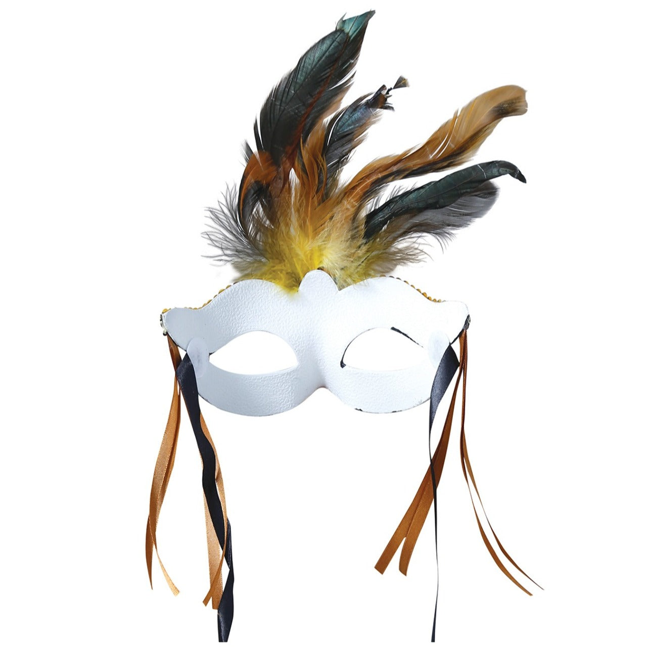 Antifaz de Vudú Plumas