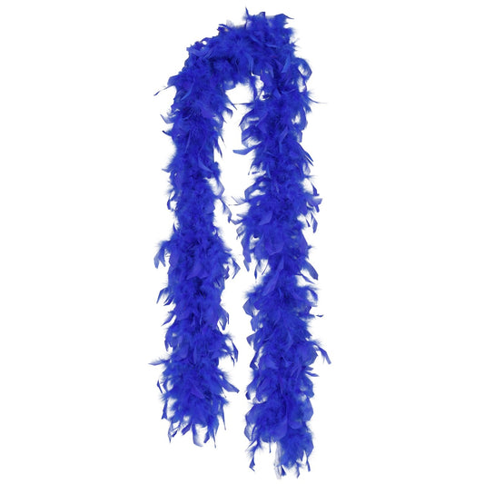 Boa de Plumas Azul 80gr