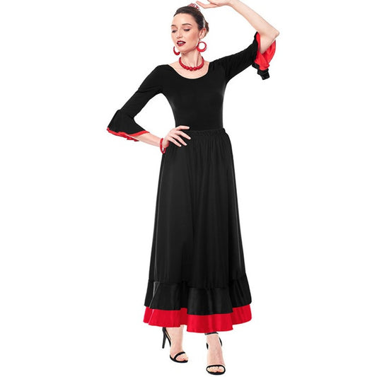 Body Flamenco Negro para mujer