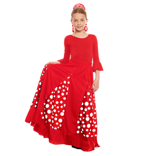 Body Flamenco Rojo infantil