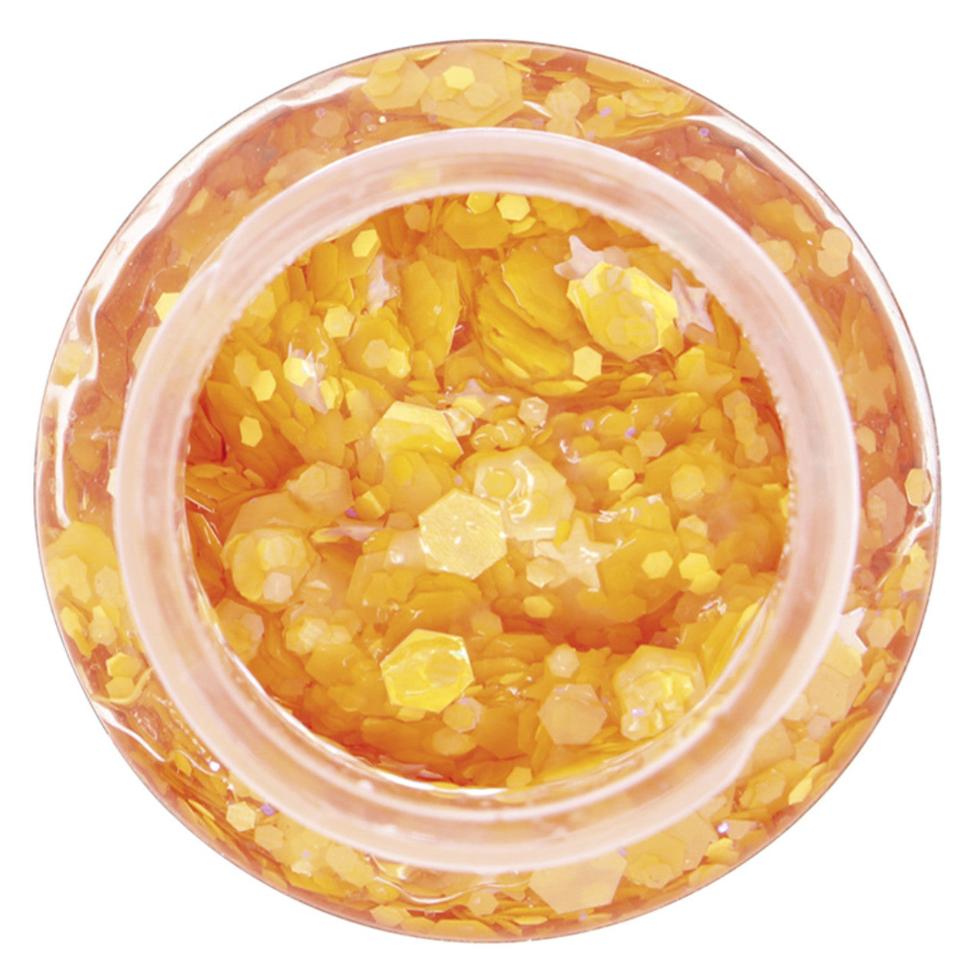 Bote de Glitter en Gel Naranja