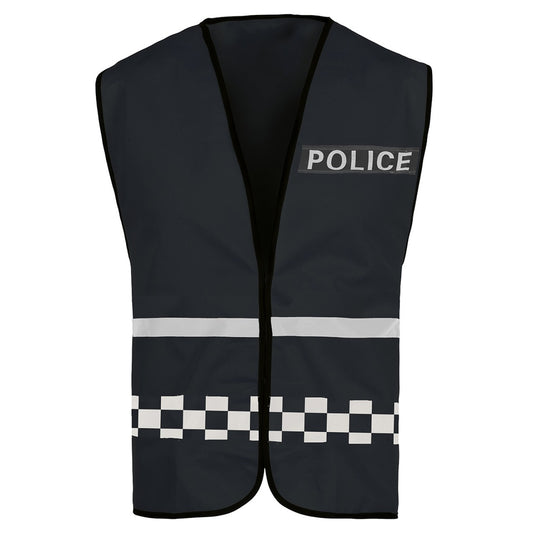 Chaleco de Policía Negro infantil