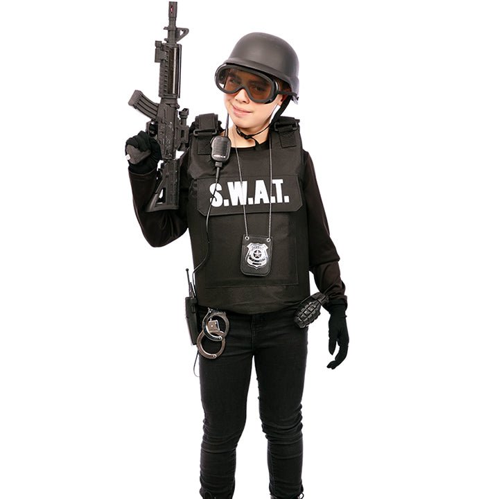 Chaleco de Swat Negro infantil