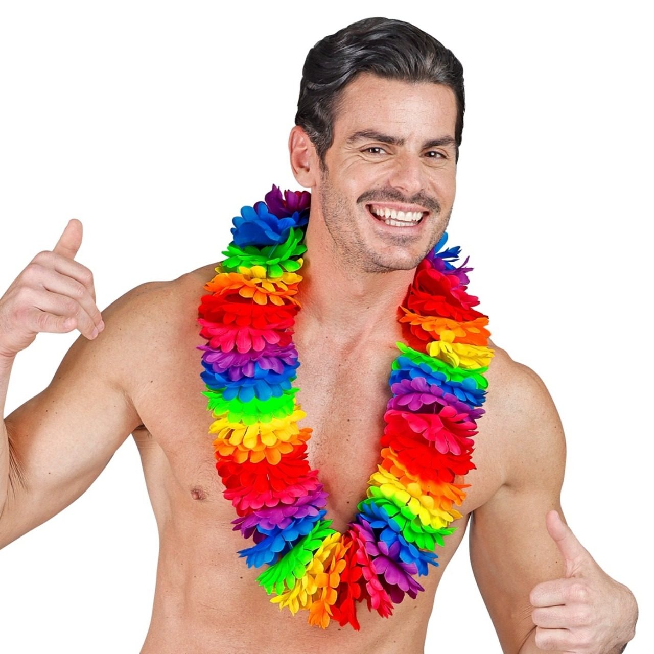 Collar Hawaiano Arcoíris