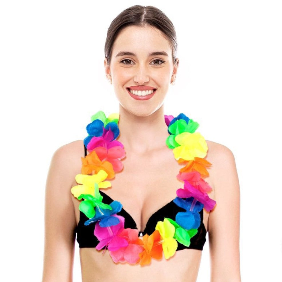Collar Hawaiano con Luz