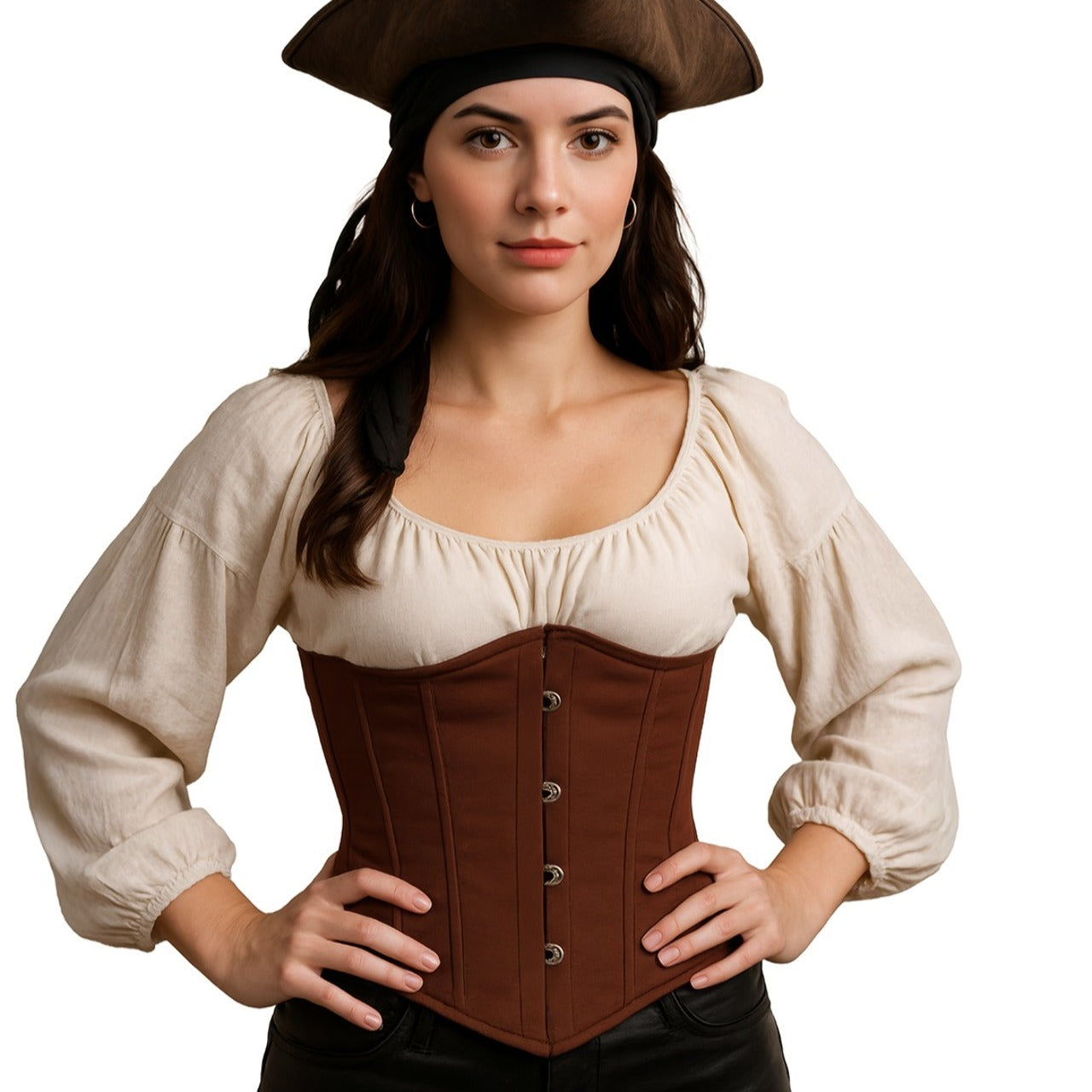 Corset Marrón Bustier