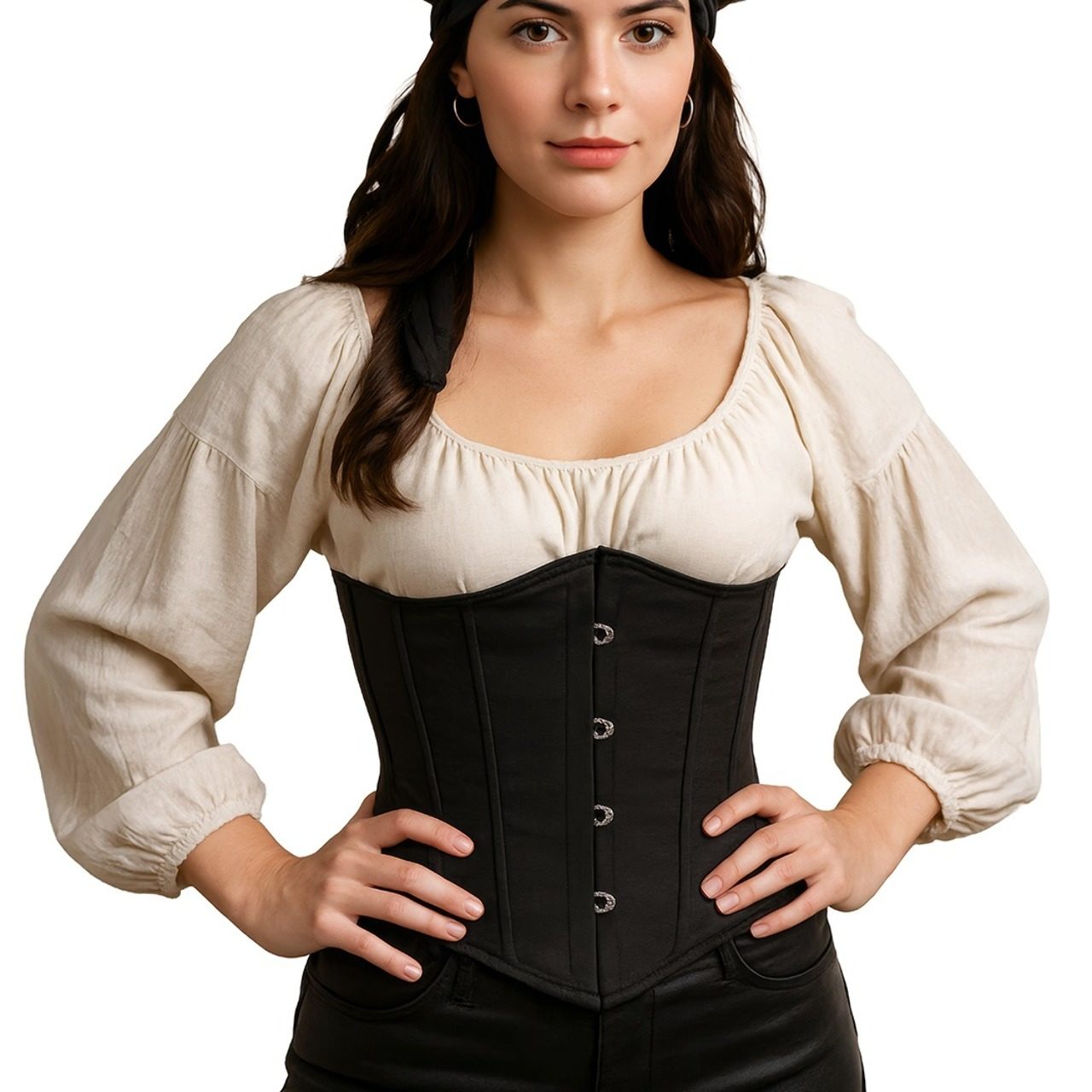Corset Negro Bustier