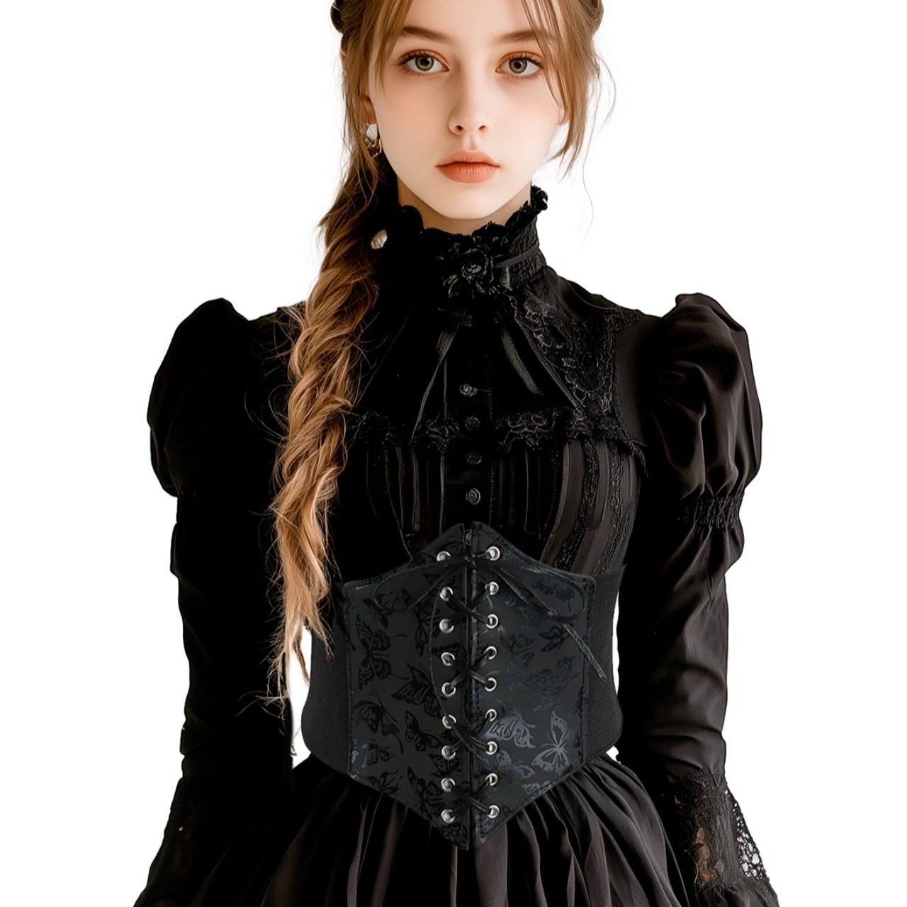 Corset Negro Mariposas