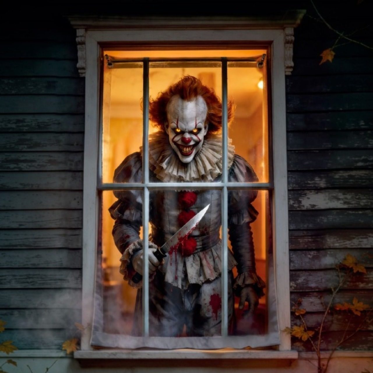 Cortina de Payaso Halloween