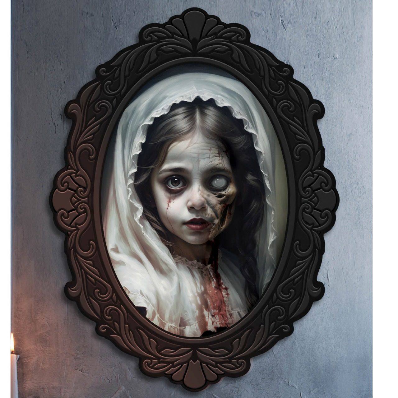 Cuadro de Niña Terrorífica
