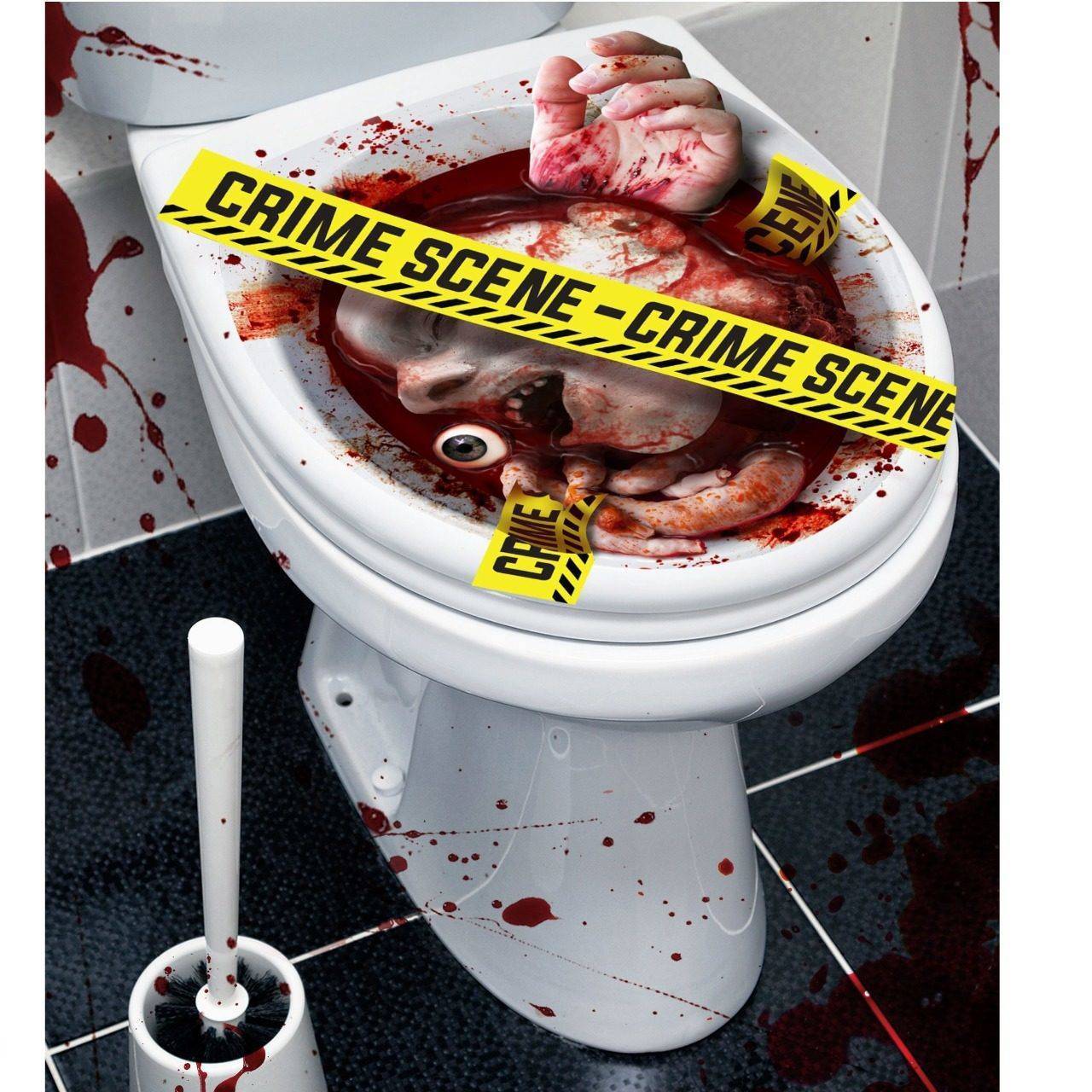 Decoración WC "CRIME SCENE"