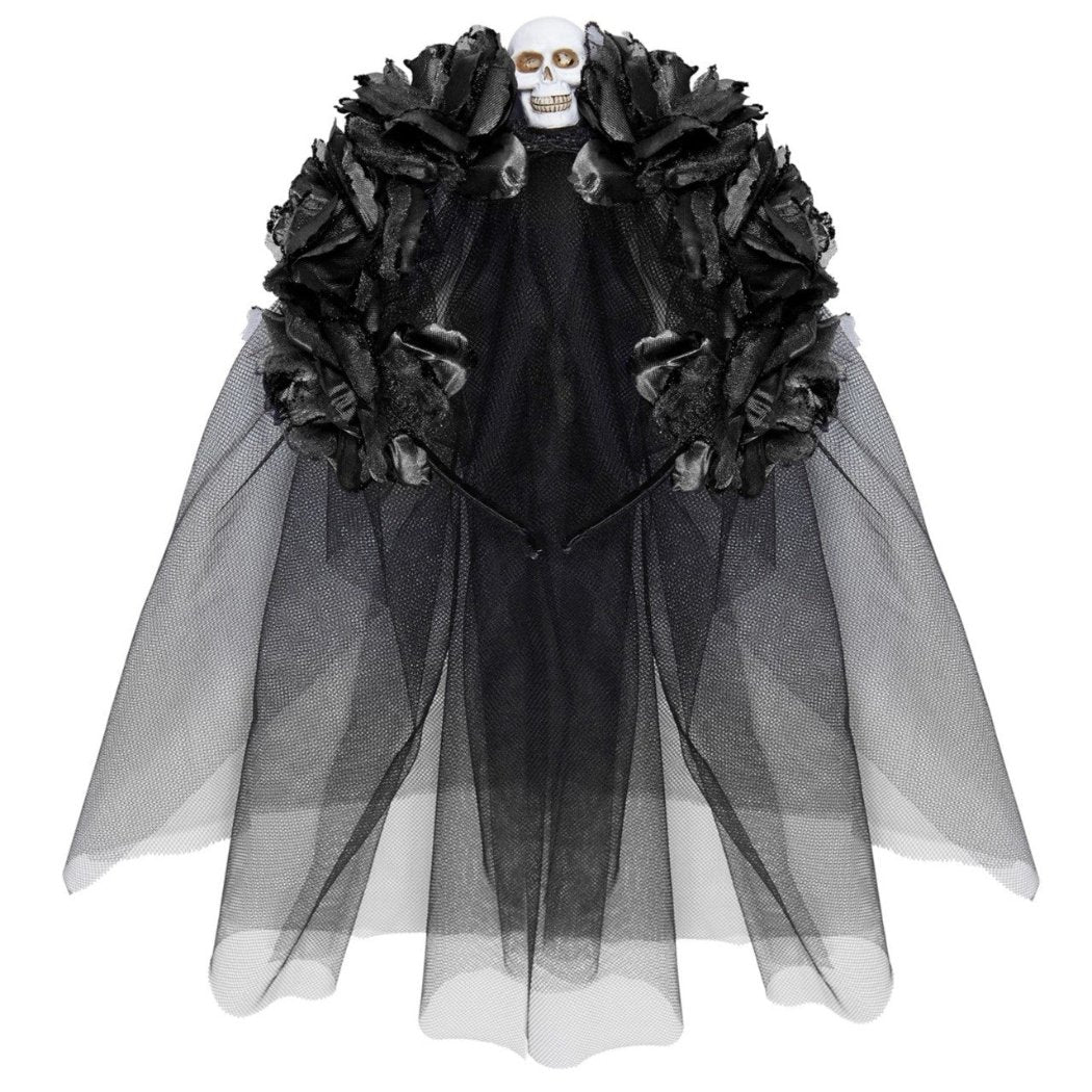 Diadema de Catrina Calavera con Velo