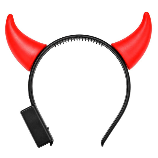 Diadema de Diablesa Roja Luminosa infantil
