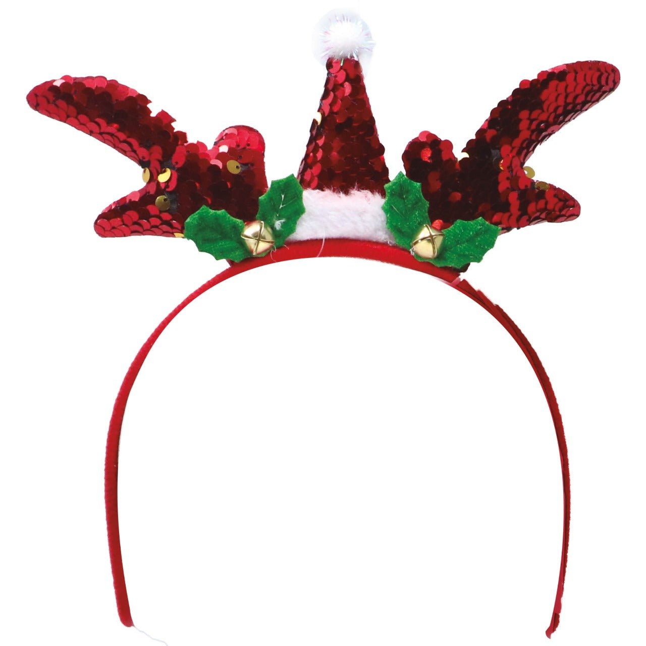 Diadema Navideña Lentejuelas