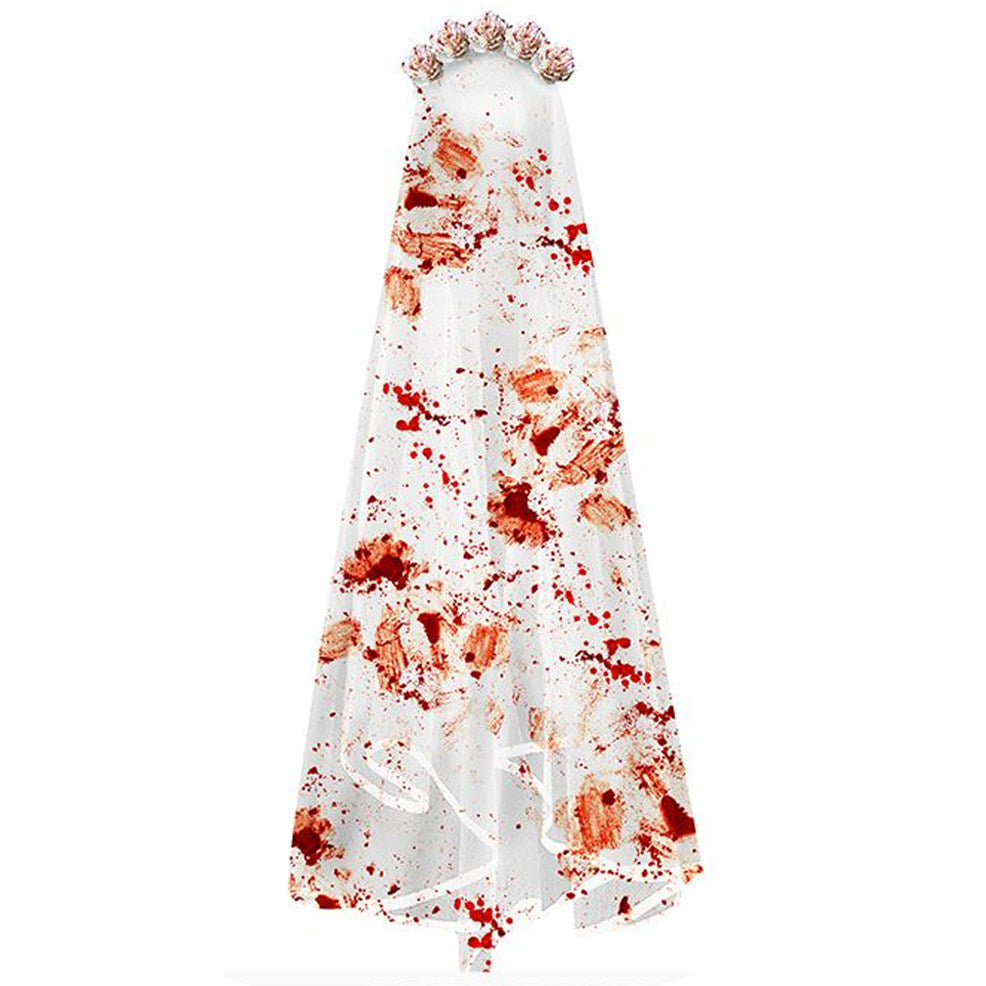 Diadema de Novia Sangrienta con Velo