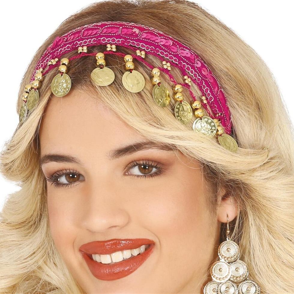Diadema de Zíngara Fucsia