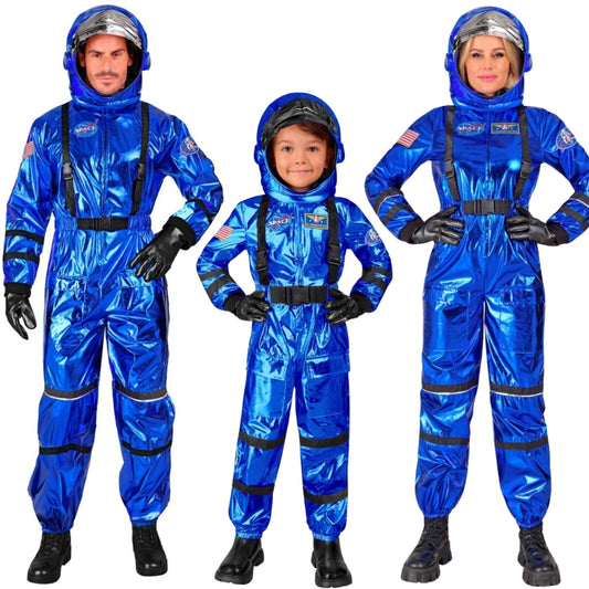 Disfraces en Grupo de Astronautas Space Azul