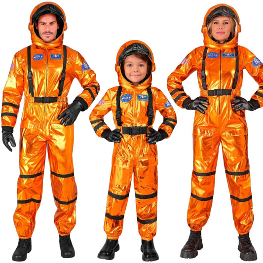 Disfraces en Grupo de Astronautas Space Naranja