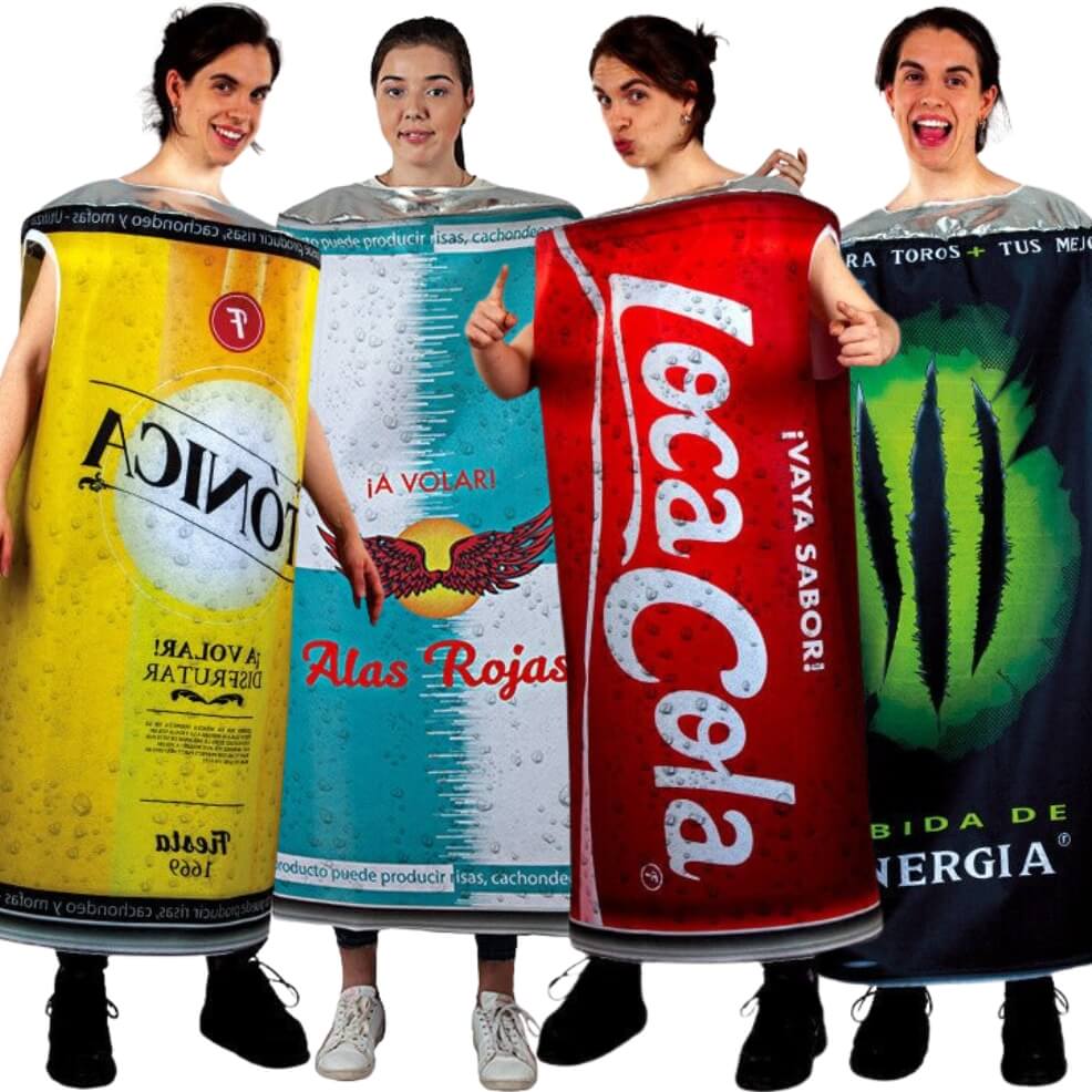 Disfraces en grupo de Bebidas
