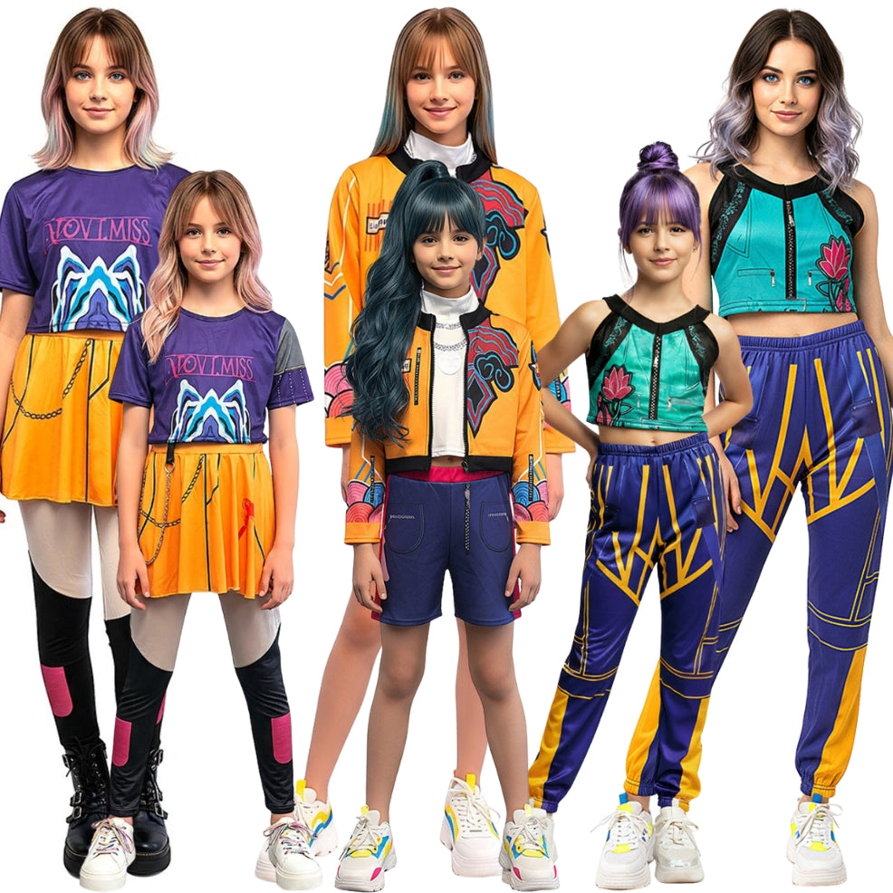 Disfraz De Cosplay K-pop – Conjunto De 3 Piezas: Chaqueta, Chaleco Y Pantalones Cortos Para Cantantes Pop Y Baile
