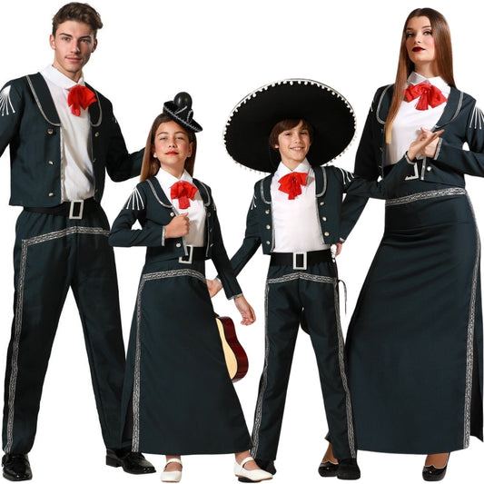 Disfraces en grupo de Mariachis Negros
