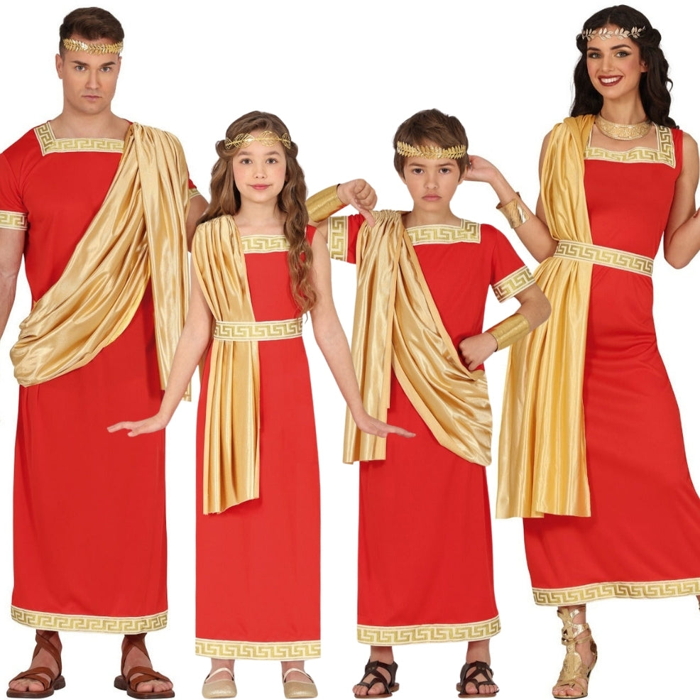 Disfraces en grupo de Romanos Rojos