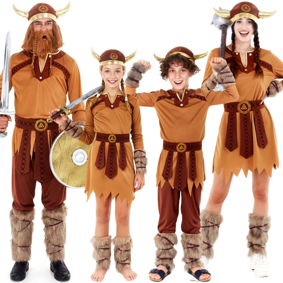 Disfraces en grupo de Vikingos Triqueta
