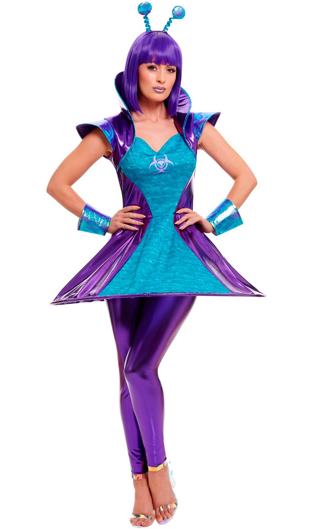 Disfraces en pareja de Alien Azul