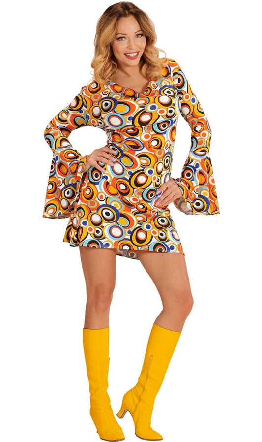 Disfraces en pareja de Años 70 Bubbles