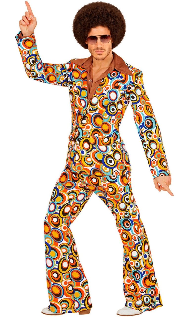 Disfraces en pareja de Años 70 Bubbles