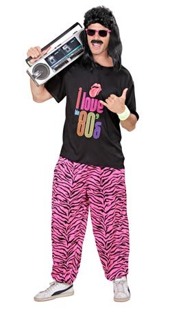 Disfraces en pareja de Años 80 Love