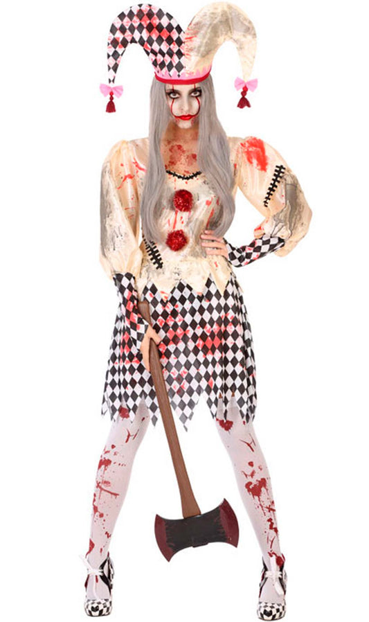 Disfraces en pareja de Arlequín Sangriento
