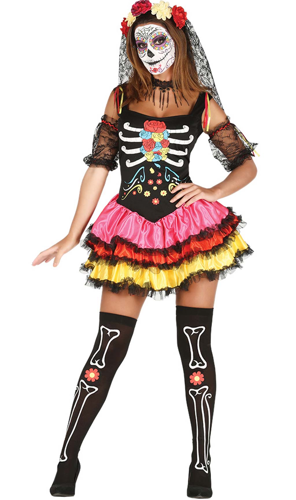 Disfraces en pareja de Catrinas Mexicanas