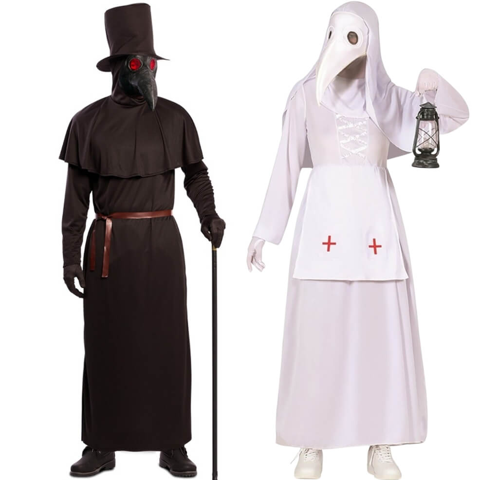 Halloween Máscara Traje De Médico De La Peste Negra Spooktacular