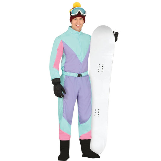 Disfraces en pareja de Esquiadores Azules