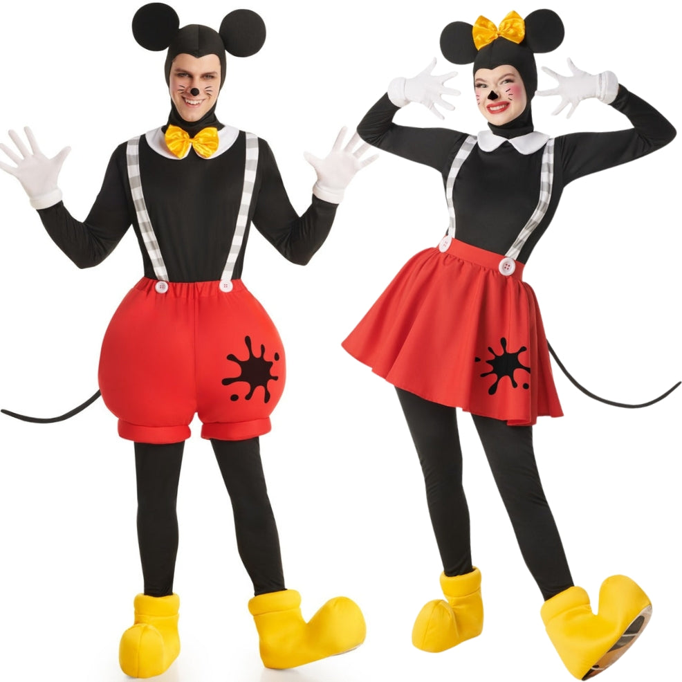 GothicBride Disfraz De Ratón Para Mujer Con Tutú Rojo, Orejas Y Cola, Ideal Para Carnaval Y Cosplay