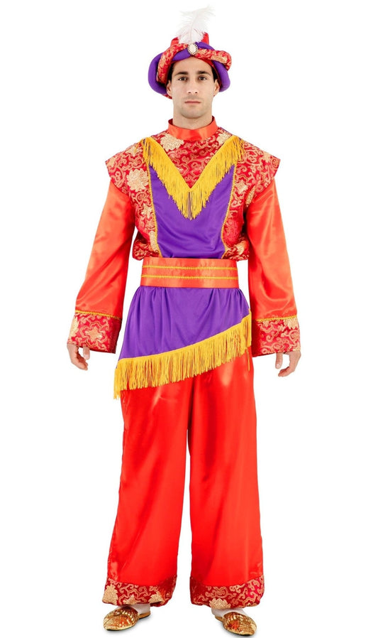 Disfraces en pareja de Rey Mago Gaspar y Paje Lux