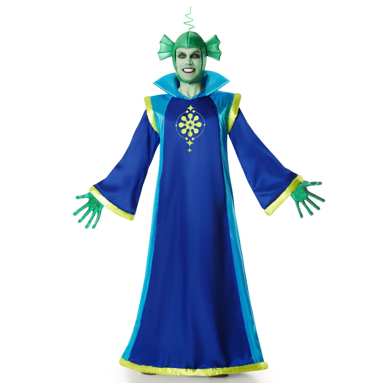 Disfraz de Alien Cosmos Azul para adulto