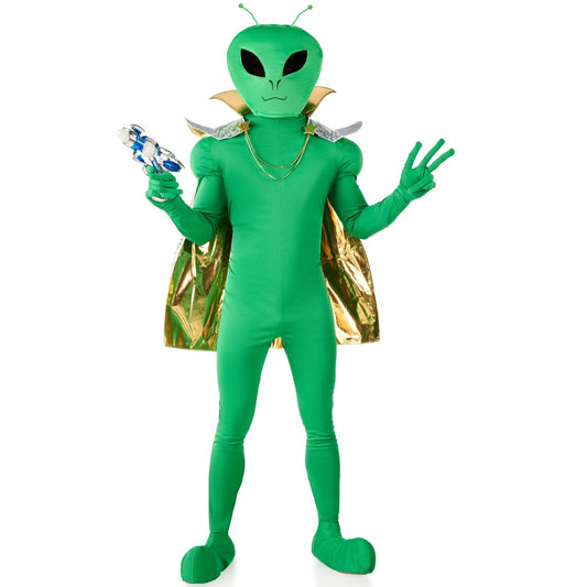 Disfraces en grupo de Alien Verdes